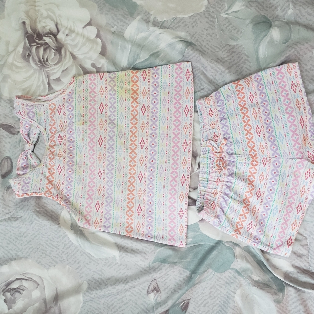 Matching Tanktop and shorts.